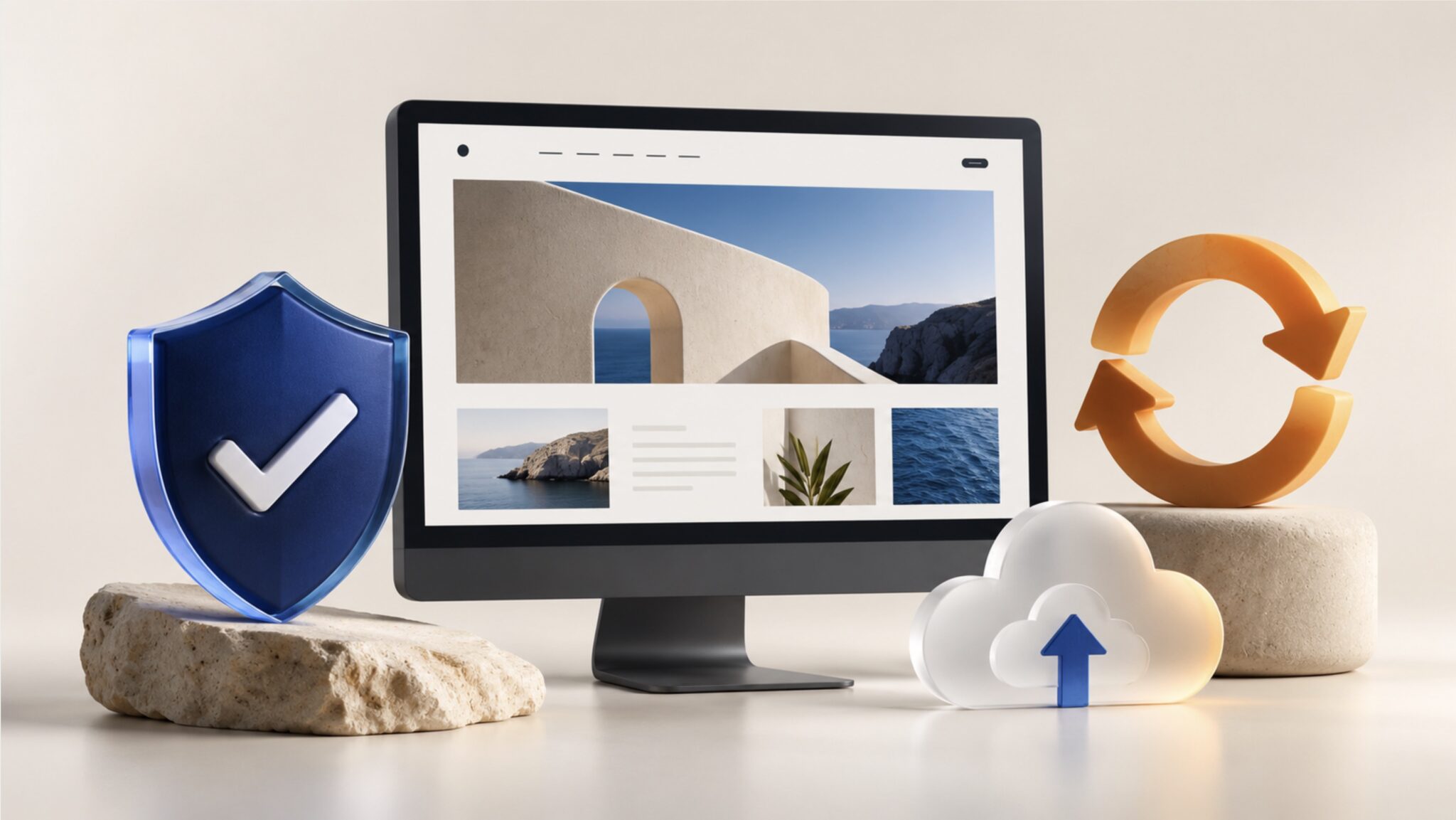 Assistenza per siti web: sicurezza, aggiornamenti e backup.